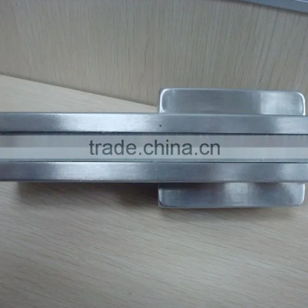 High Quality Stainless Steel Glass Door Patch Fitting With Lock & 3 Keys photo-3