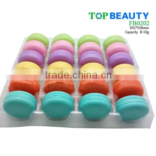 FB0202-3 2016 New Plastic Marcarons Empty Cute Lip Balm Container photo-6