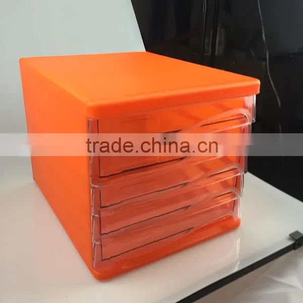 Hot Selling pp Plastic Office 5 Drawers Filing Cabinet photo-3