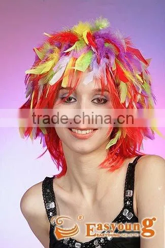Beautiful Ladies' Lace Wig, Cheap Feather Party Wigs photo-3