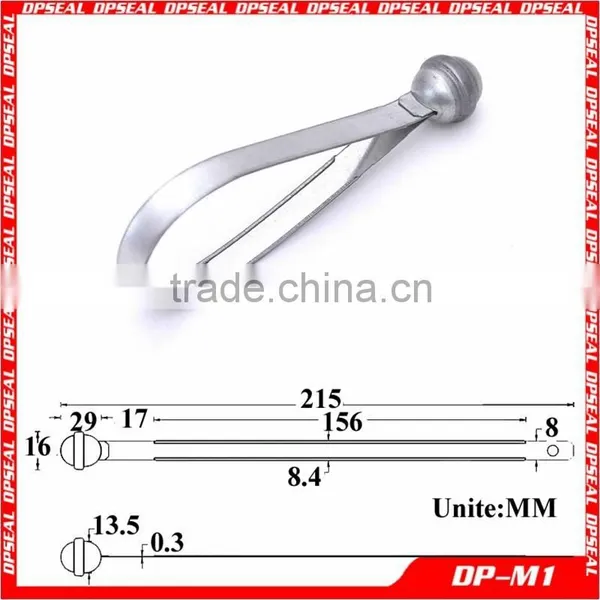 Round Head Tinplate Steel Metal Strap Seal, Metal Strip Seals, Metal Seal DP-M1 photo-3