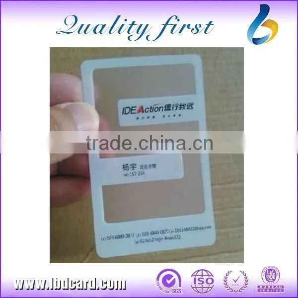 Rewritable UHF H3 Transparent CR80 ISO Standard PVC Cards photo-2