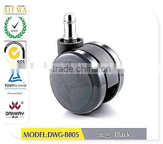Danway New Office Chair Caster With Brake / Furniture Casterwith Plate / White Swivel Caster With Screw 40mm DWG-K006 photo-4
