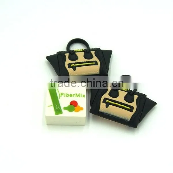 3D Rubber House Shaped Keychain photo-6