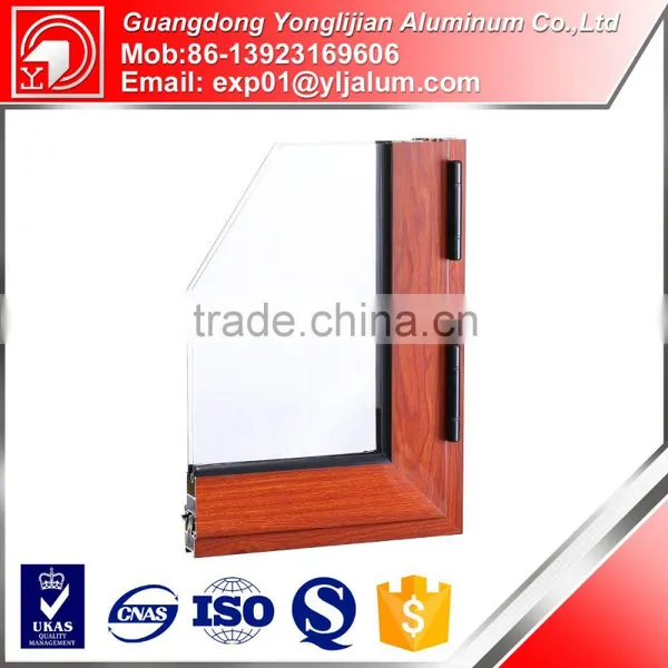 Aluminium Wooden Window Frames Designs for Good Quality photo-2