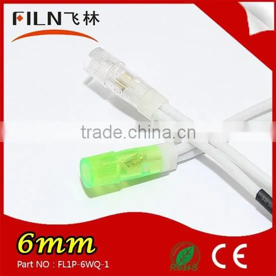 2015 FILN Plastic High Light 6mm 380v Neon Led Mi-bulb Led Indicator Light Buzzer photo-5