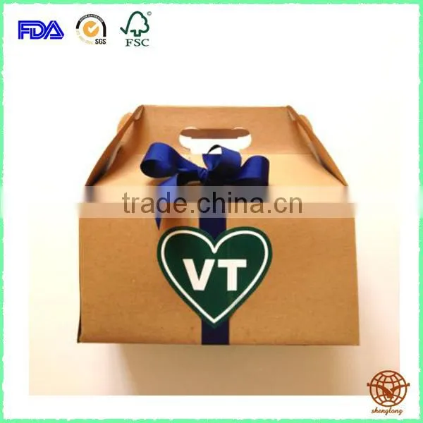 Promotional Customized Kraft Carrier Bag With Handle, Factory Direct Selling Kraft Box photo-2