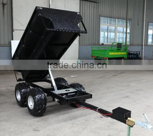 1.5T Load Capacity Hydraulic Tipping Farm Trailer,atv Dumper Trailer,utility Trailer photo-3