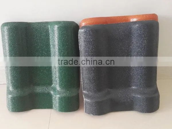 Spanish Style Corrugated Modern Synthetic Resin Roof Tile photo-4