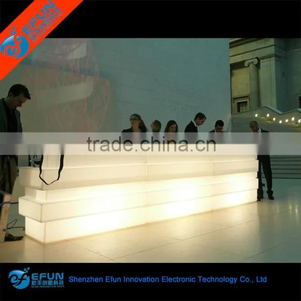 Party Illuminated Led Light up Bar Table, Rechargeable Led Bar Counter photo-5