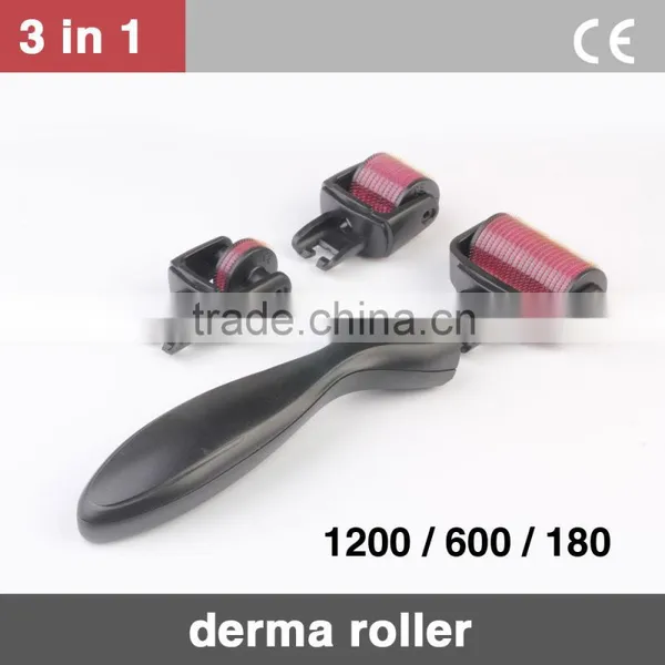 3 in 1 Derma Roller Hair Loss Treatment Stainless Micro Needle Therapy DRS Derma Roller Kits for Sale photo-6