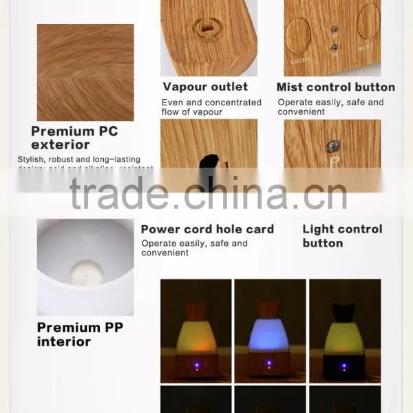 2016 NEW YEAR!! Decorative Essential Oil Diffuser and Home Air Humidifier Better Than Electric Scented Oil Warmers photo-5