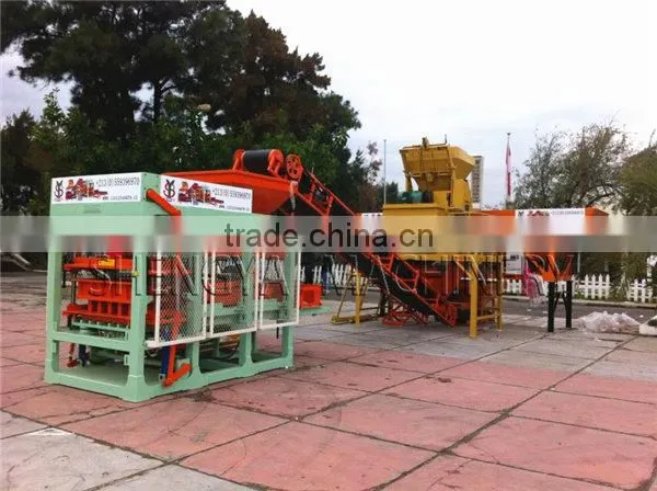 QT4-15 Vibration Concrete Block Making Machine,automatic Hollow Block Machine photo-3