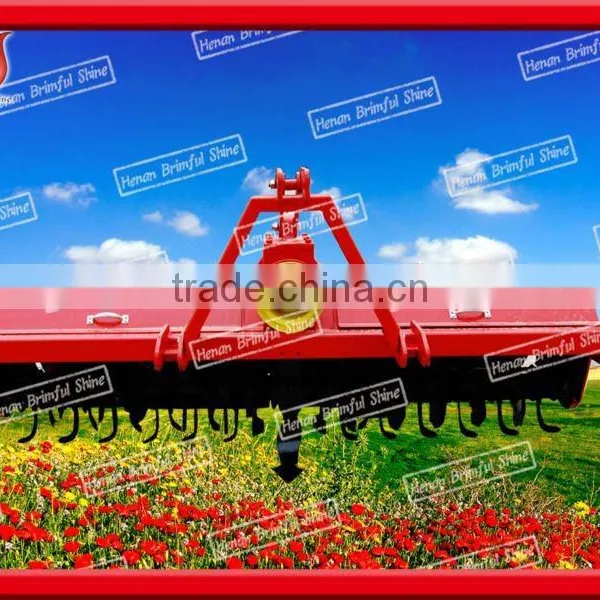 Agricultural gear drive tractor rotary hoe