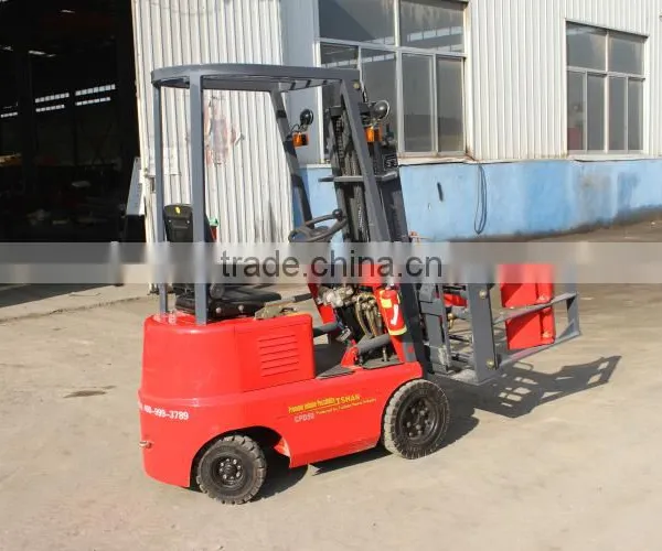 0.5T Electric Forklift Truck With DC Motor and Clamp photo-6
