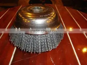 Durrable industrial abrasive nylon drill cup brush for sale