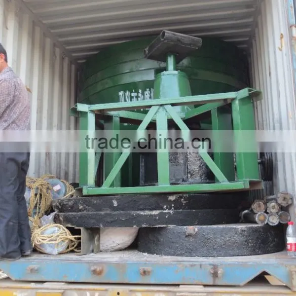 Guaranted Service Delivery Mini Wet Gold Grinding Machine Wet Pan Mill photo-5