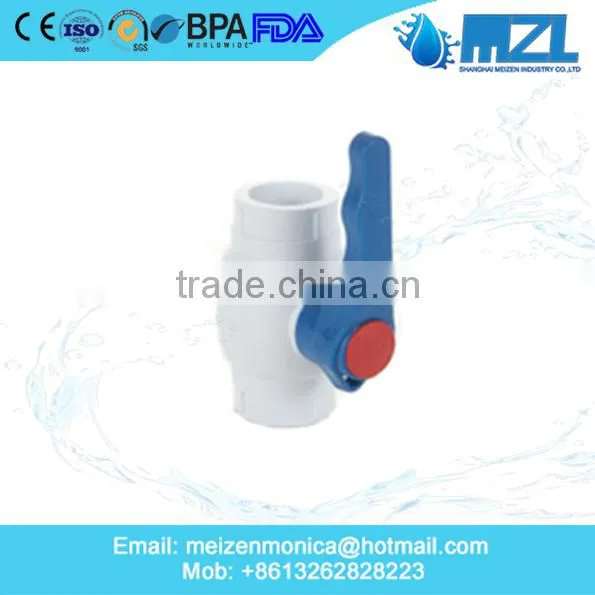 PVC Double Union Ball Valve With Size Dn20 (3/4") for DIN ANSI JIS Cns Standards photo-2
