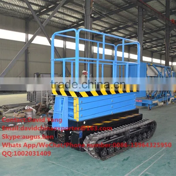 Stable Hydraulic Scissor Lift Table in Stock photo-2