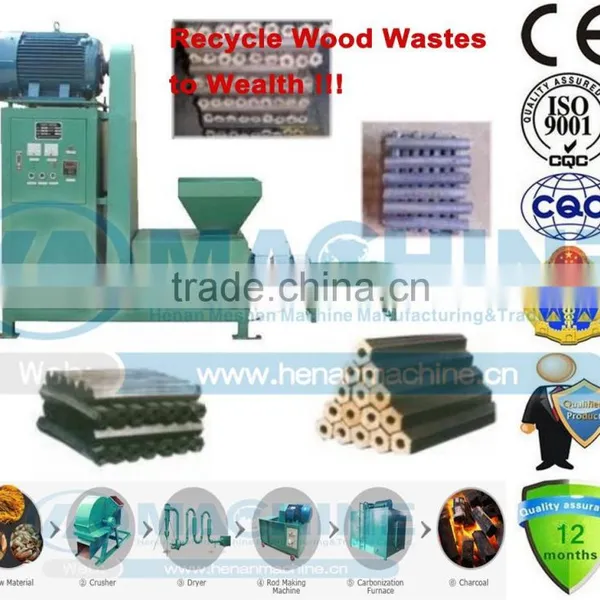 Building Templates Production Wood/biomass Briquette Extruder Machine photo-2