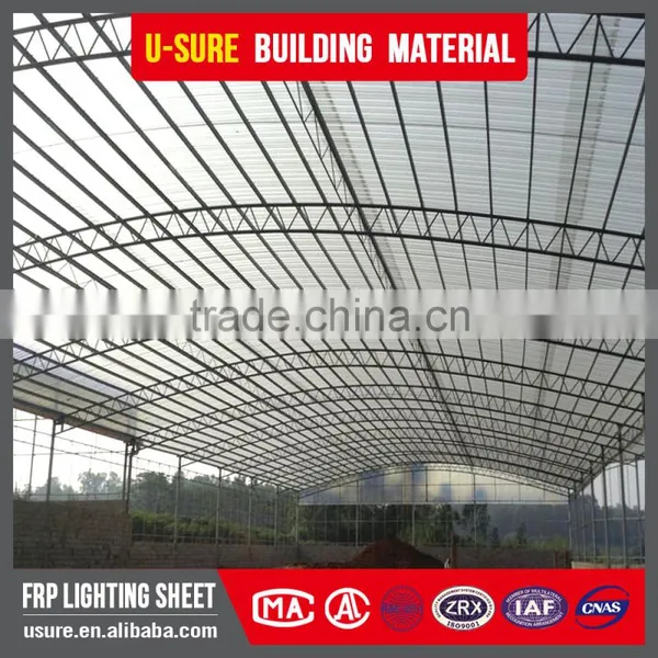 Strong Impact Resistance Heat Resistant Translucent FRP Roofing Sheets photo-6