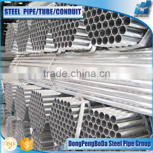 3"3.2mm Round Steel Pipe/hot Dipped Galvanized Circle Steel Tube photo-2
