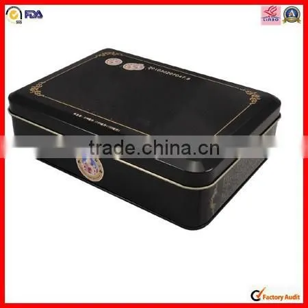 Rectangle Chocolate Flocking Gift Tin Box photo-4