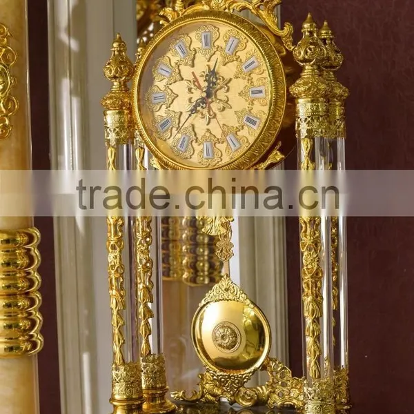Rare Antique French Gold Gilt Ormolu Ornate Mantel Pendulum Table Clock photo-3