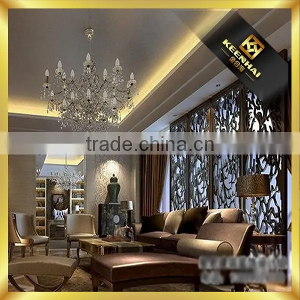 Interior Decor Laser Cut Metal Screen Home Room Partition Panels photo-2