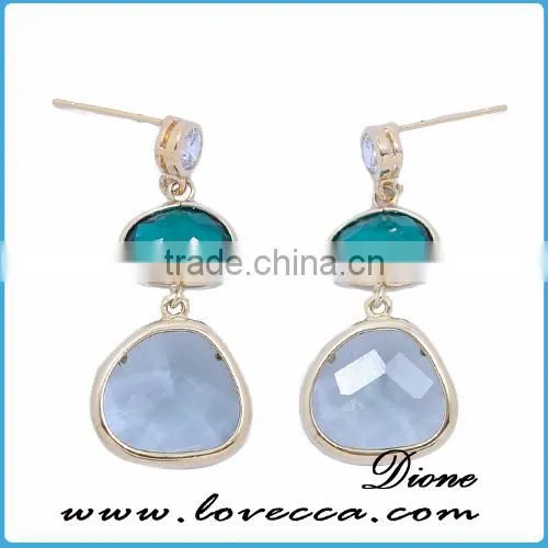 Hot Sell In USA Fashion Dangling Birth Stone Earrings photo-5