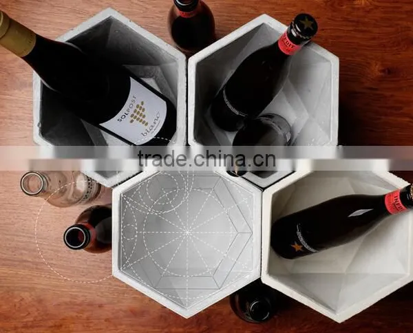 2016 Wholesale Kitchen Accessories Cement Concrete Ice Bucket Beer Barrel photo-2
