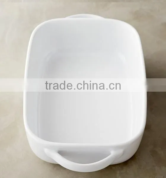 Customized Ceramic Oval Bakeware Cake Plate photo-5