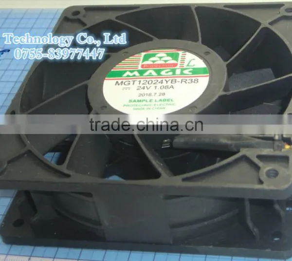 MGT12024YB-R38 24V 1.08A Fan 3wire 120*120*38mm 12cm Inverter Cooling Fan photo-2