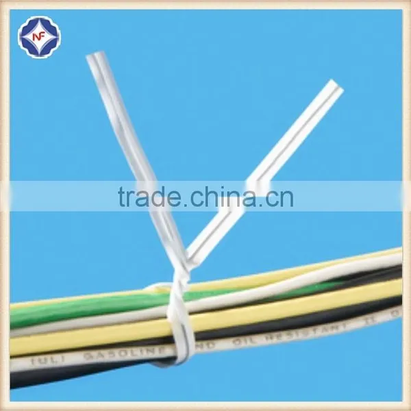 PE/PVC Plastic Coated Single Metallic Wire Twist Tie for Wire Cable photo-4