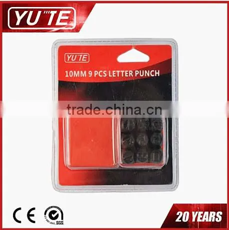 2017 Yute 10mm 9PCS Number Punch,small Hole Punch&oval Hole Punch photo-2