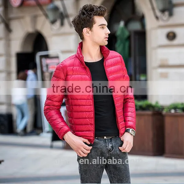 2017 Fashion Winter Jacket Foldable Ultra Light Man Down Jacket photo-3