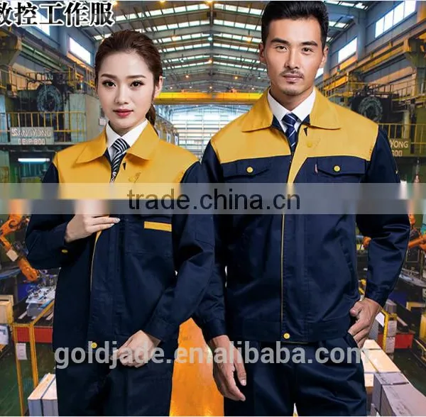 Customized Manufactorying Long-sleeve Workwears Mender Mechanic Workers Uniform photo-3