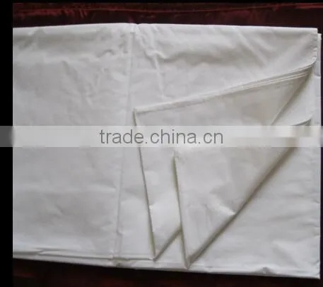 Factory Price Wholesale White Plain Hospital Bed Linen photo-5