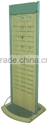 Practical Double Sided Floor Wire Mesh Display Racks and Stands photo-3