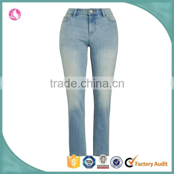 Wholesale Latest New Model Design Fashion Women Jeans Denim Jeans Pant