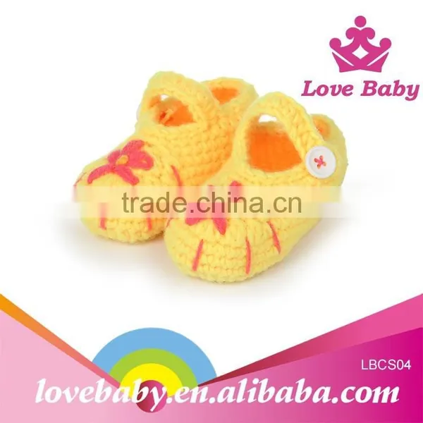 Kids Hand Made Crochet Shoes Baby Crochet Wool Shoes LBE4092742