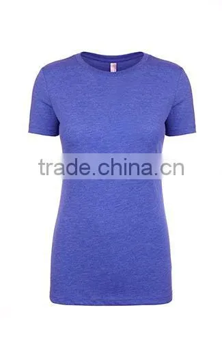 Next Level Apparel Ladies Tri-Blend Crew Tee - Made From Cotton, Polyester and Rayon. Comes With Your Logo. photo-5