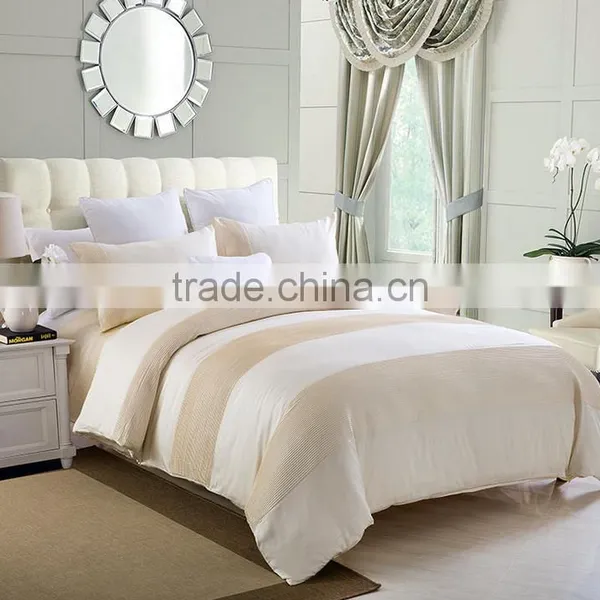 Hotel Customized Jacquard Bedding Set 100% Cotton photo-4