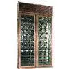 Glass Wine Storage Cabinet , Red Wine Refrigerator With LED Display