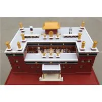 Coustomized Architectural Model Small Temple Model for Sale