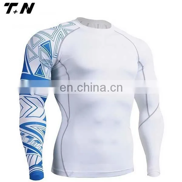 Custom Printed Long Sleeve Mma Rash Guard Rashguard Manufacturer photo-5