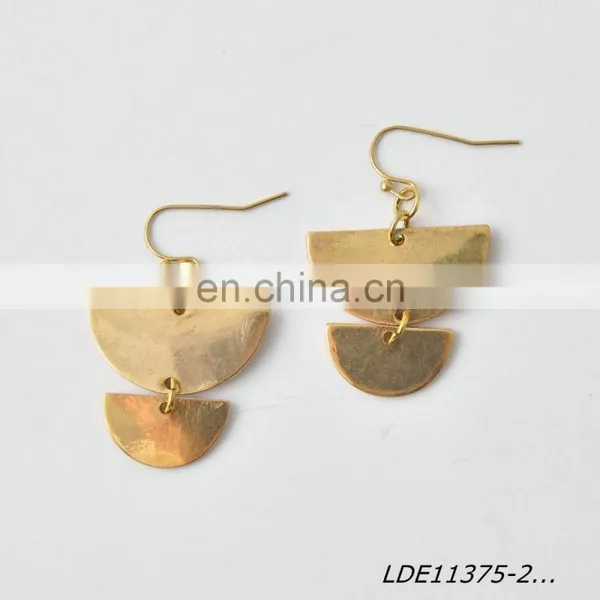 Moon Earring Geometric Earrings Half Circle Earrings photo-6