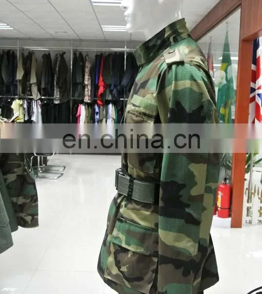 Factory Supply Woodland Bdu Jacket Camouflage Uniform photo-4