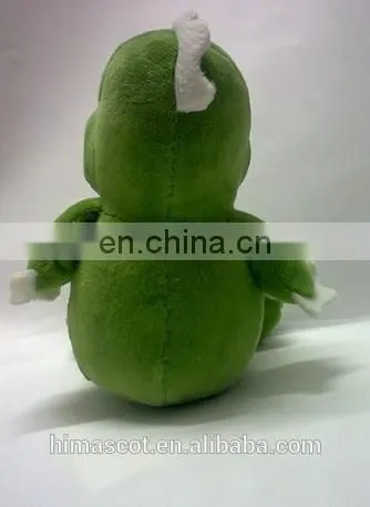 HI CE Customized Interesting Products 2016 Animatronic Green Dinosaur Plush Doll photo-3