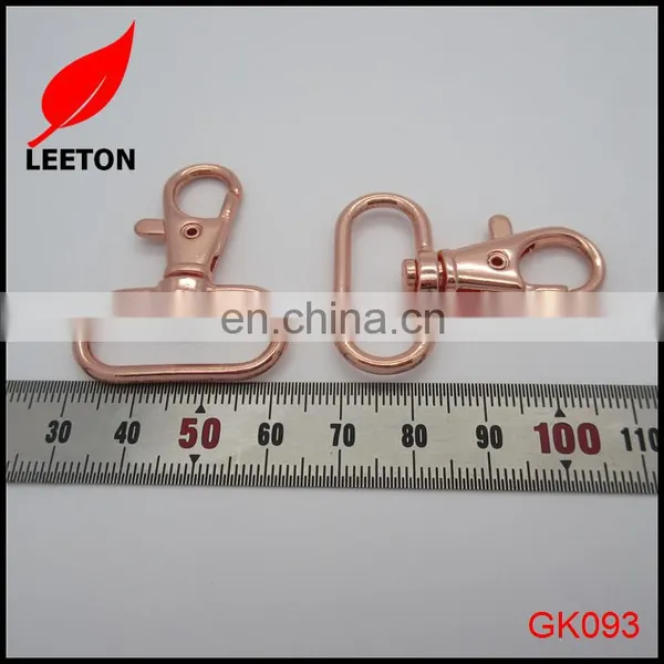 Bag Shiny Rose Gold Swivel Snap Hook photo-3